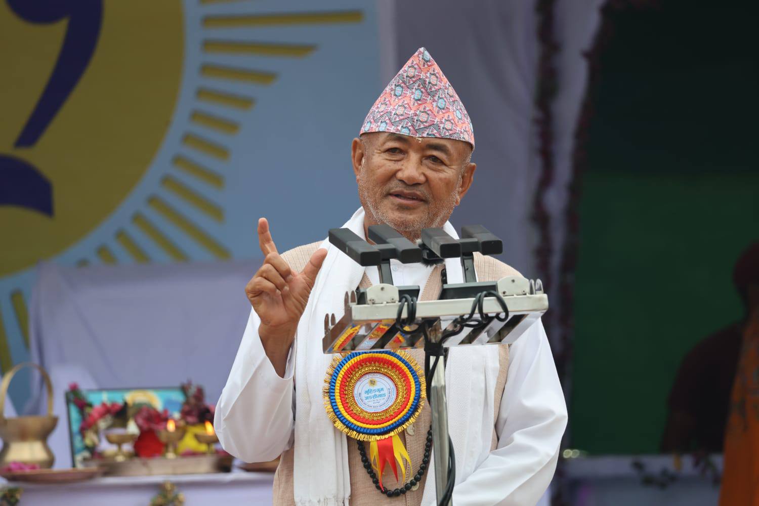 विश्वका लागि मैले बोल्ने दिन आउछ, त्यो बेला म आफैं बोल्छु : अङसीमाङ लिङदेन आत्मानन्द सेइङ;