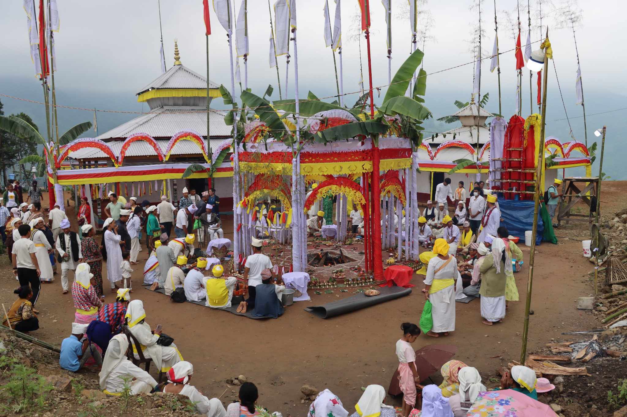 माङ इङघङ भविष्यवाणी समारोहको तयारी अन्तिम चरणमा, येत् नाम्धुङ लाधुङ सेमी सेवा सम्पन्न;